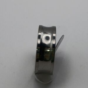 Mens Stainless Steel Silver Band Ring U.S Size 9